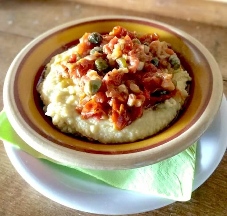 Cycladic fava dip, best food to eat in Greece