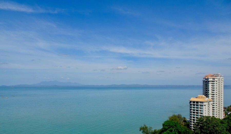 Ocean view from our condo. Expatriate in Malaysia