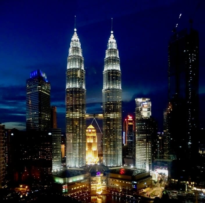 Kuala Lumpur, Petronas Towers, Malaysia. 