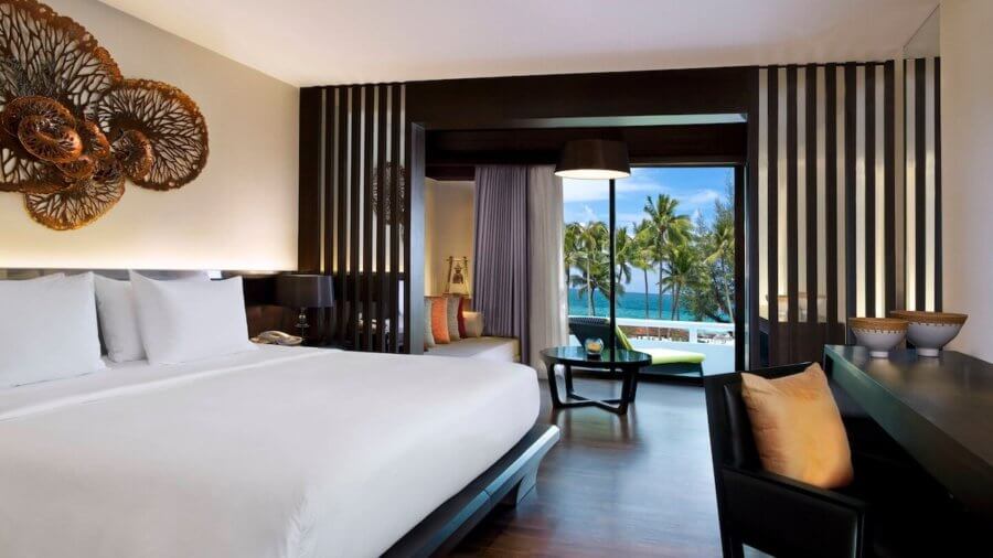 Le Meridien room view -Best areas to stay in Phuket