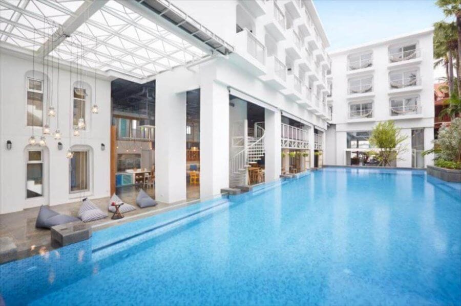 Lub d pool while hotel-Best areas to stay in Phuket
