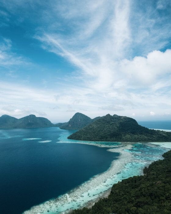 Malaysian Borneo coastline-reasons to visit Malaysia