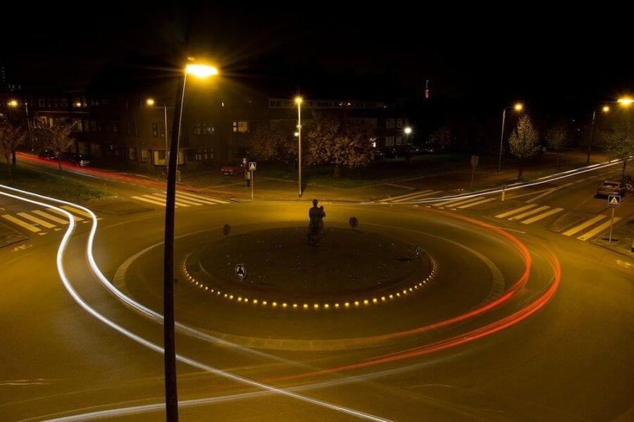 roundabout at night. Interesting facts about Malaysia