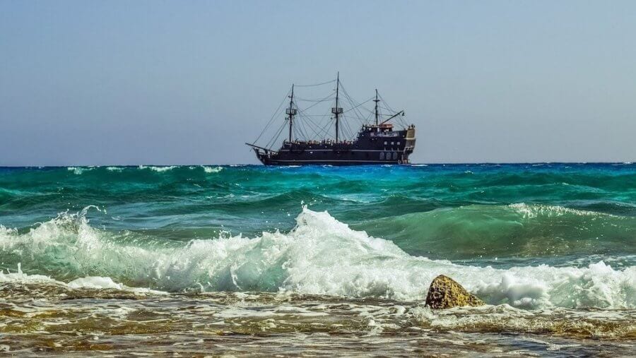Pirate ship at sea-fun facts about malaysia