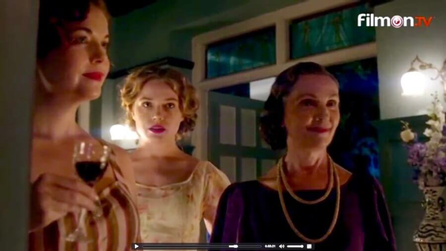 Indian Summers screenshot with Jemima West-extra in a movie