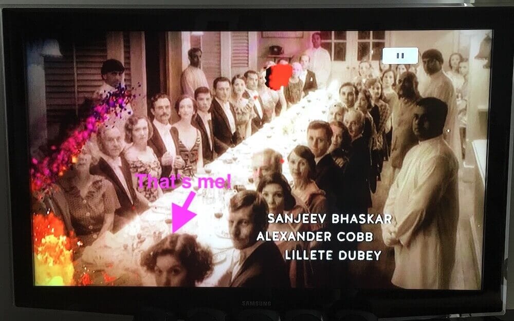Opening credits of Indian Summers-extra in a movie