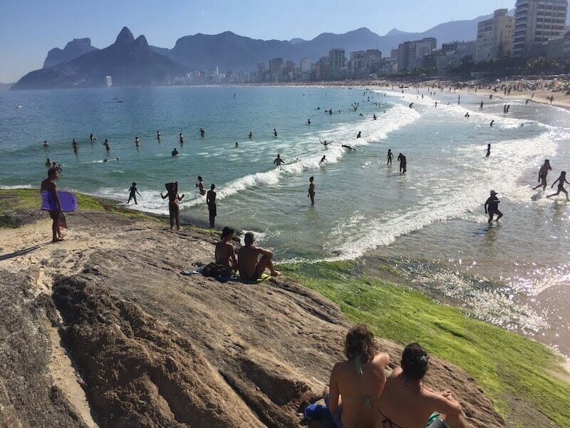 Beach scene Brazil