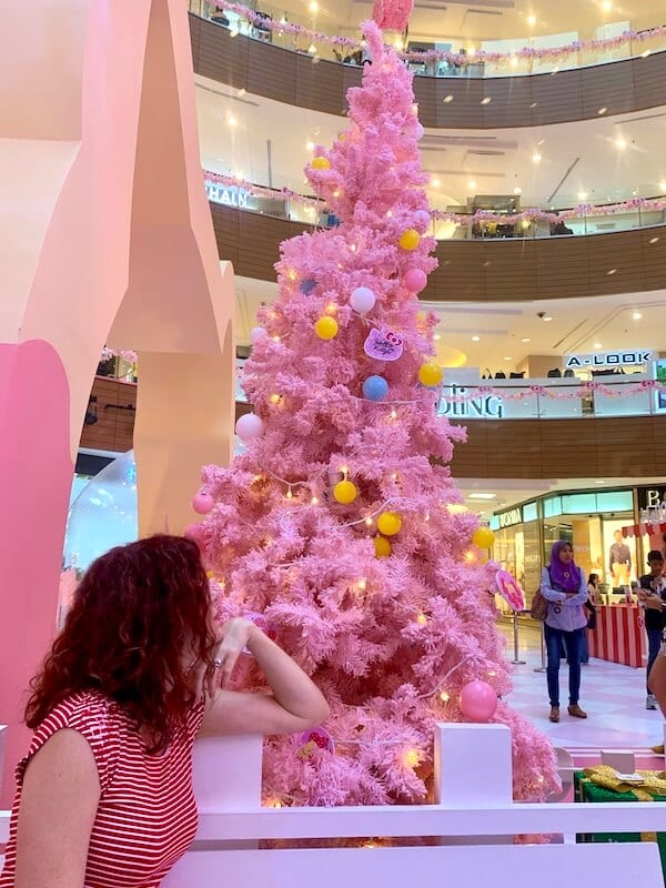 Hello Kitty Pink Christmas tree