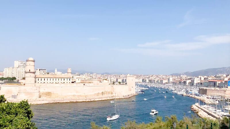 Marseille France river and fort