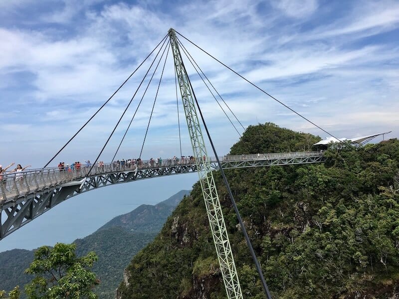 View of the Skybridge in Langkawi