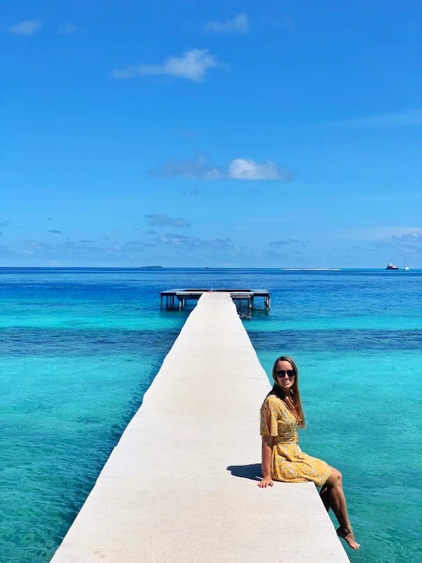Steffi teaching English in the Maldives is a working nomad