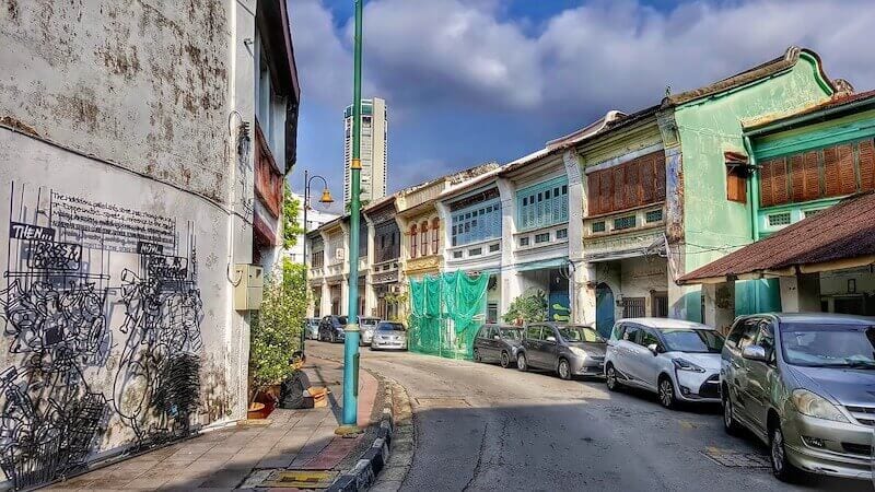 Georgetown Penang where to stay street scene