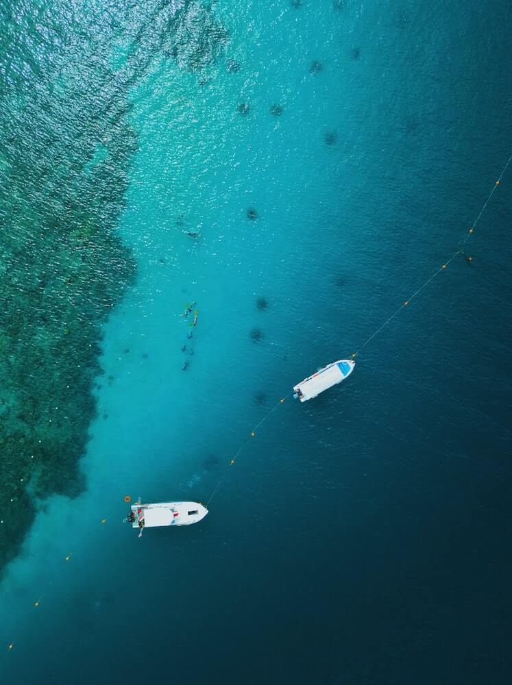 drone view of Sapi Island: Kota Kinabalu Itinerary