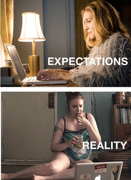 expectations vs reality of working from home