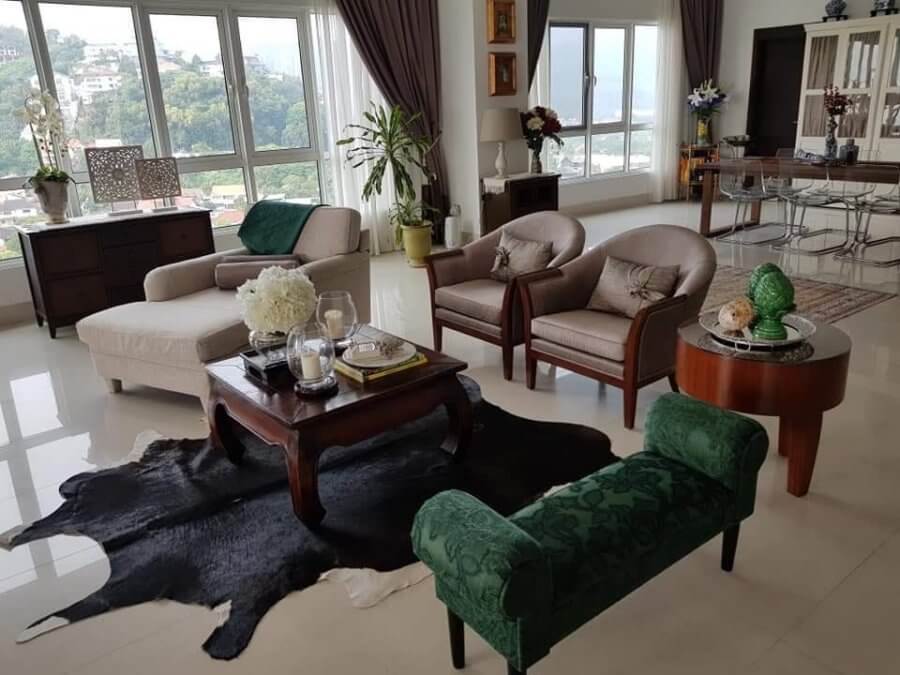 Living room, apartments for rent in penang