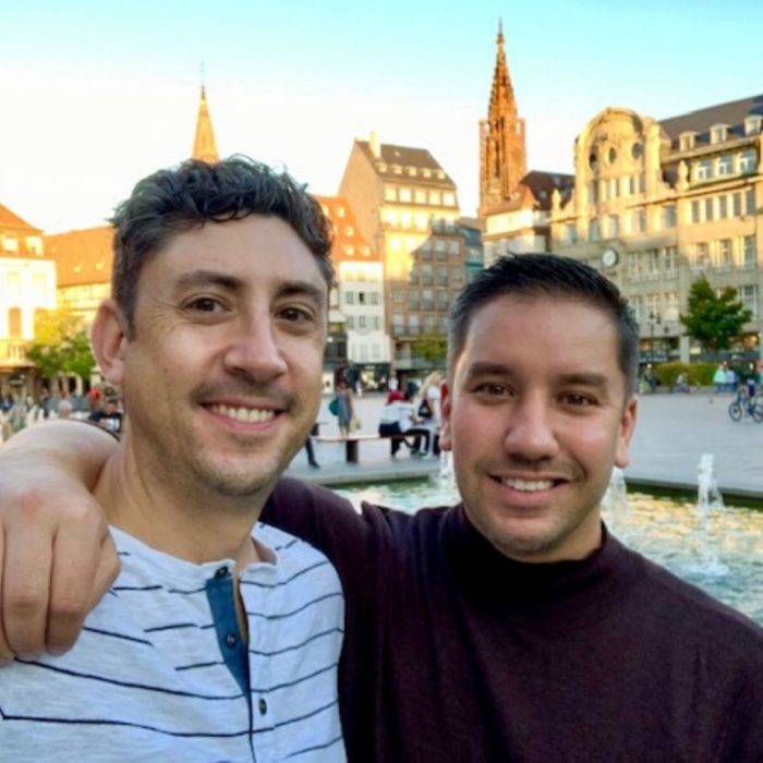 2 men smiling in Copenhagen, expat in Denmark 