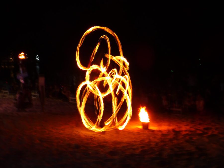 fire show perhentian kecil