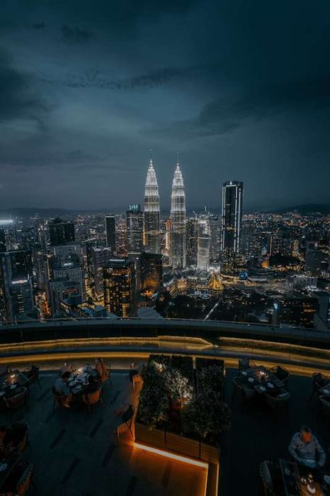 Kuala Lumpur skyline at night