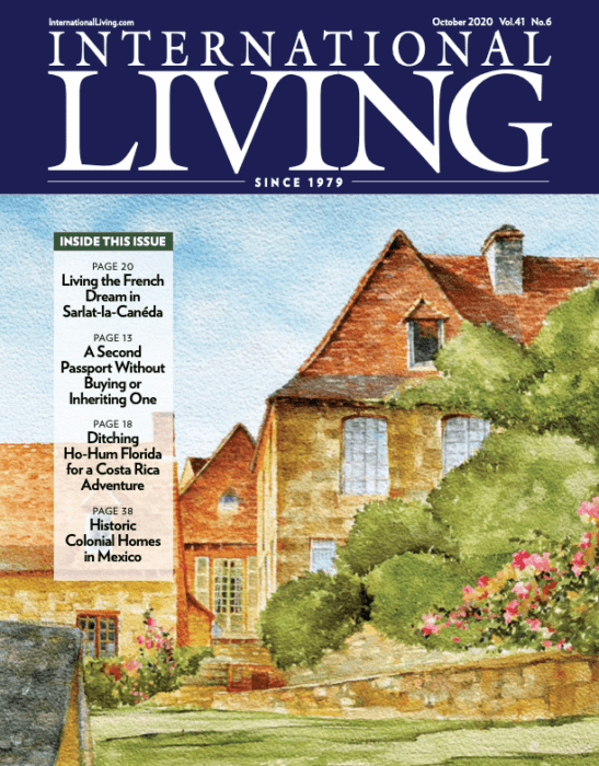 International Living October Cover