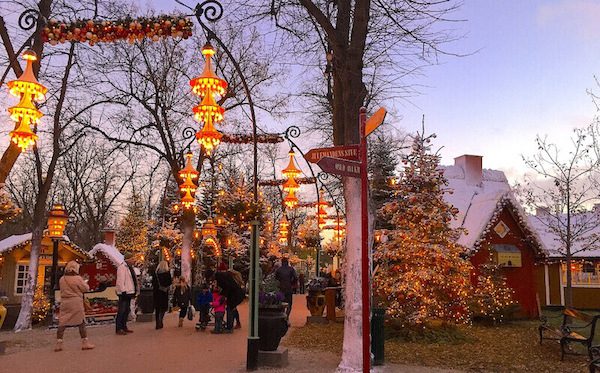 Lights of Tivoli gardens: Abroad at christmas as an expat