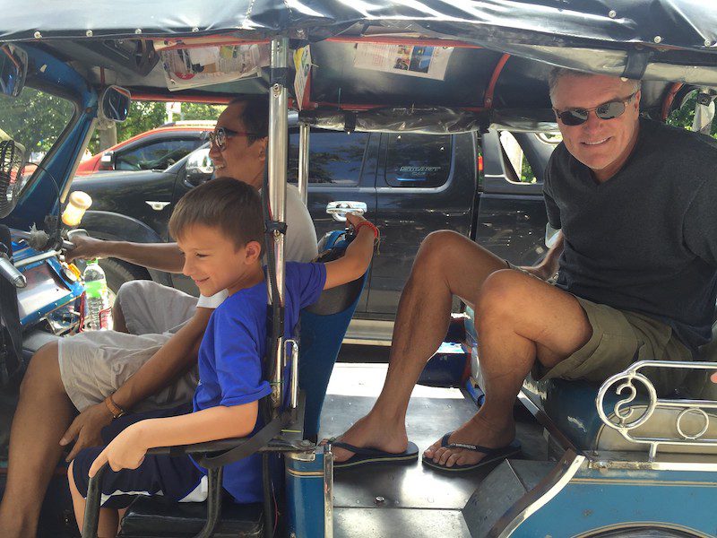 three guys in a tuk tuk: expat life