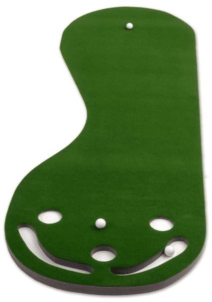 kidney shaped putting green
