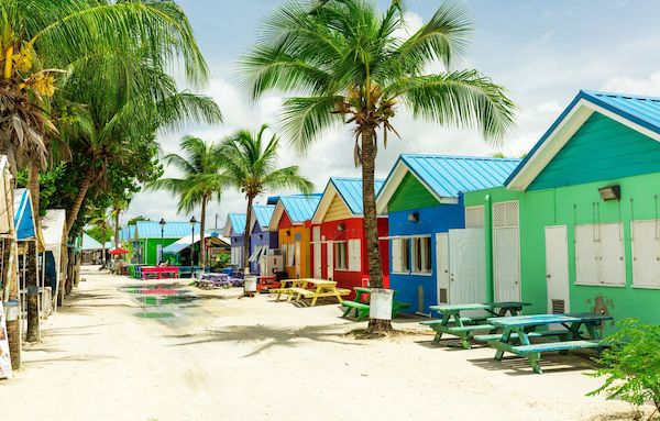 colorful houses of Barbados