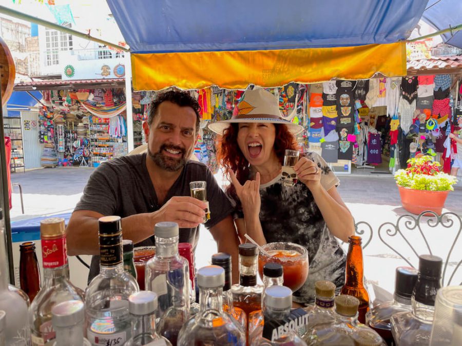 us at bar in Puerto Vallarta
