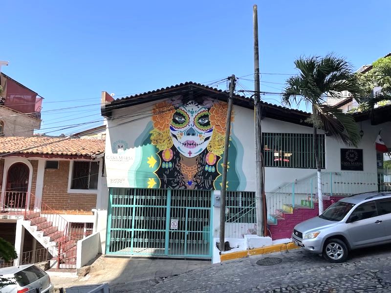 street art near our place in Puerto Vallarta