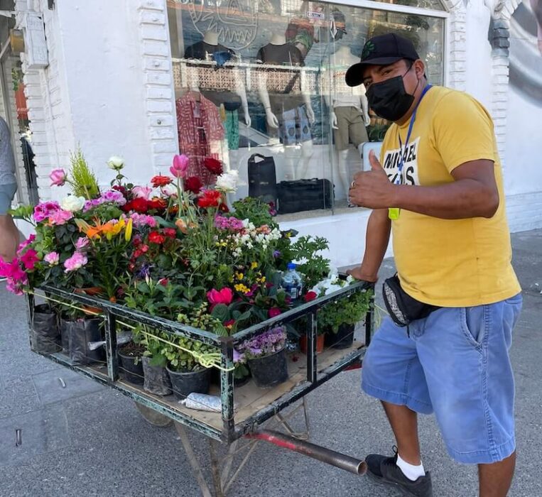 even the flower men in Puerto Vallarta are safe