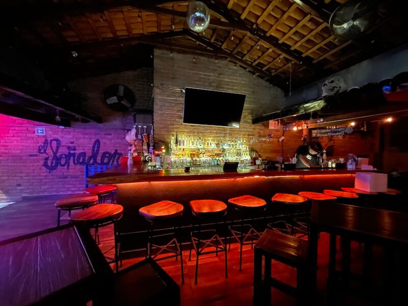 empty bar in Puerto Vallarta El Sonador