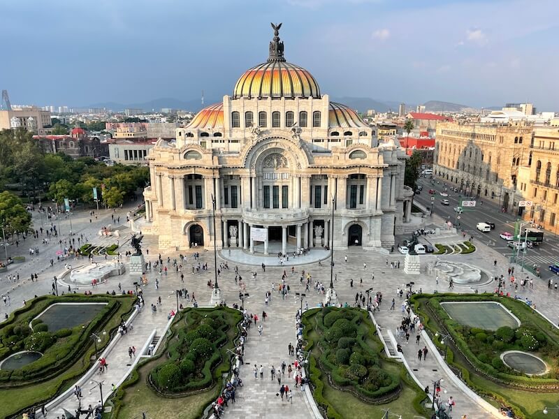 Mexico City Bellas Artes building