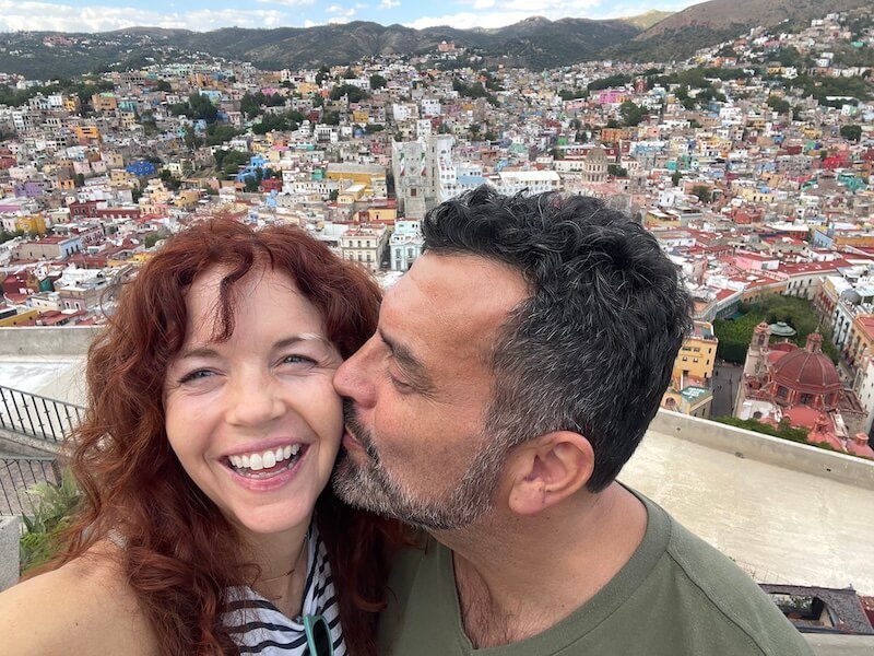 selfie in Guanajuato, Mexico