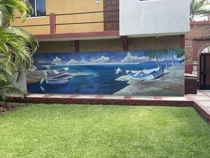 mural of the ocean 