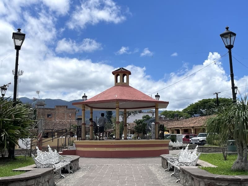 Plaza in Tuito, Mexico