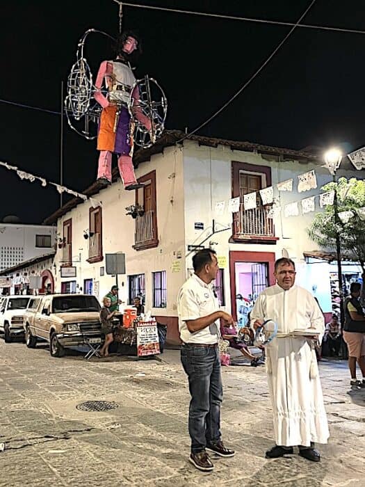 Judas hanging in Puerto Vallarta during Easter