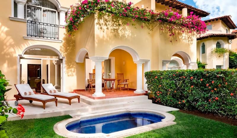 Luxury hotel in Puerto Vallarta Casa Velas private suite with plunge pool