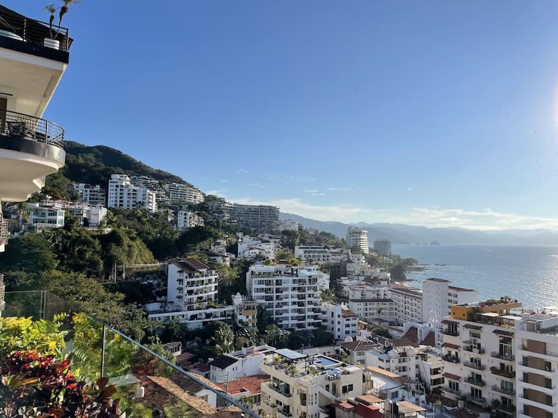 city and ocean view of Puerto Vallarta