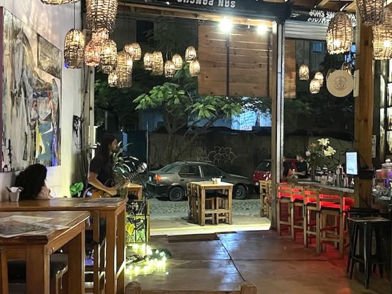 Olas Mercado restaurant in San Pancho