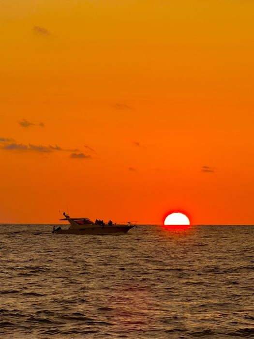sunset when it rains in Puerto Vallarta